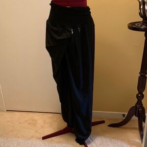 Rinascimento Jeans Black Asymmetrical Trouser NWOT